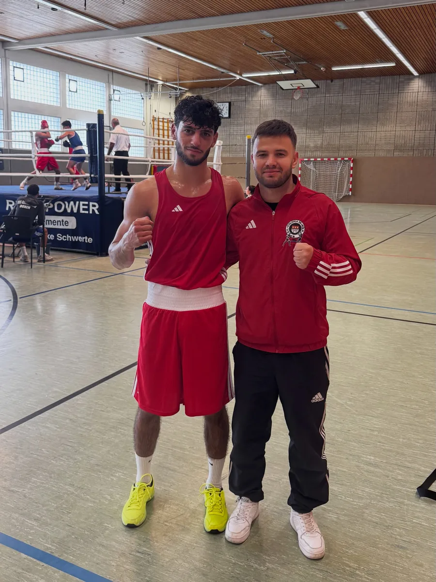 Omar nach seinem Comeback bei der U23 NRW-Meisterschaft